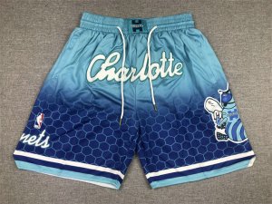 NBA Charlotte Hornets 21-22 city just don shorts Bleu